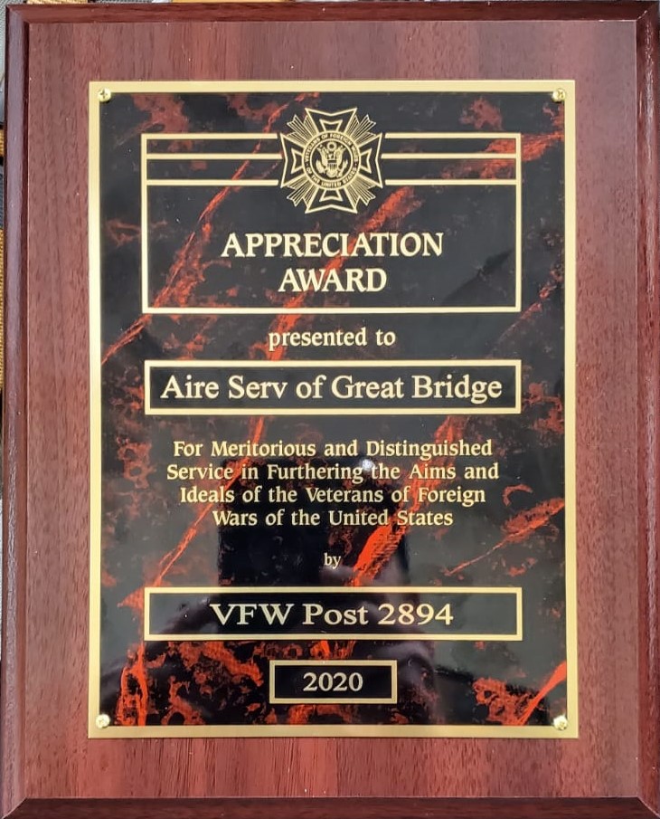 Appreciation award
