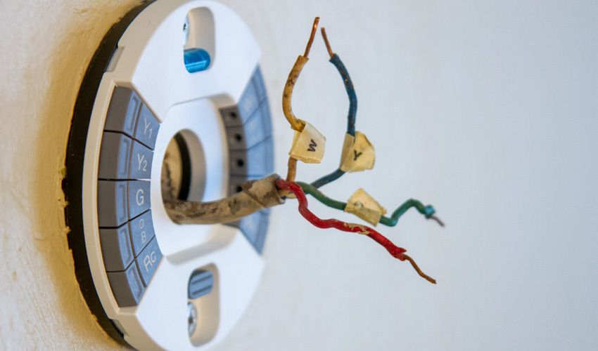 Thermostat colored wires